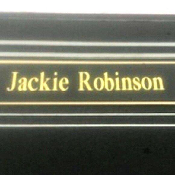 Jackie Robinson . Vintage Baseball Glass Framed Picture . Hot Shot - Picture 3 of 4